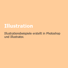 Illustrationsbeispiele, Photoshop und Illustrator